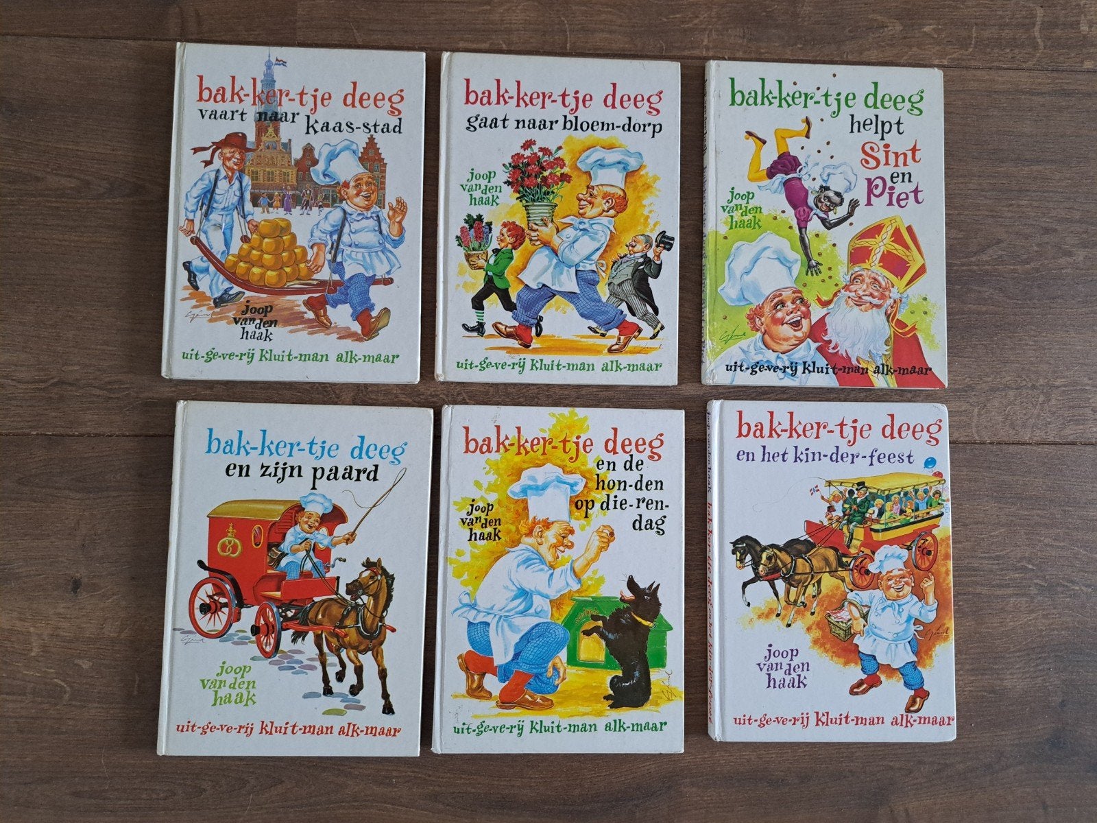 6 boeken Bak-ker-tje Deeg Joop vd Haak Kluitman, Ophalen of Verzenden, Gelezen, Fictie algemeen