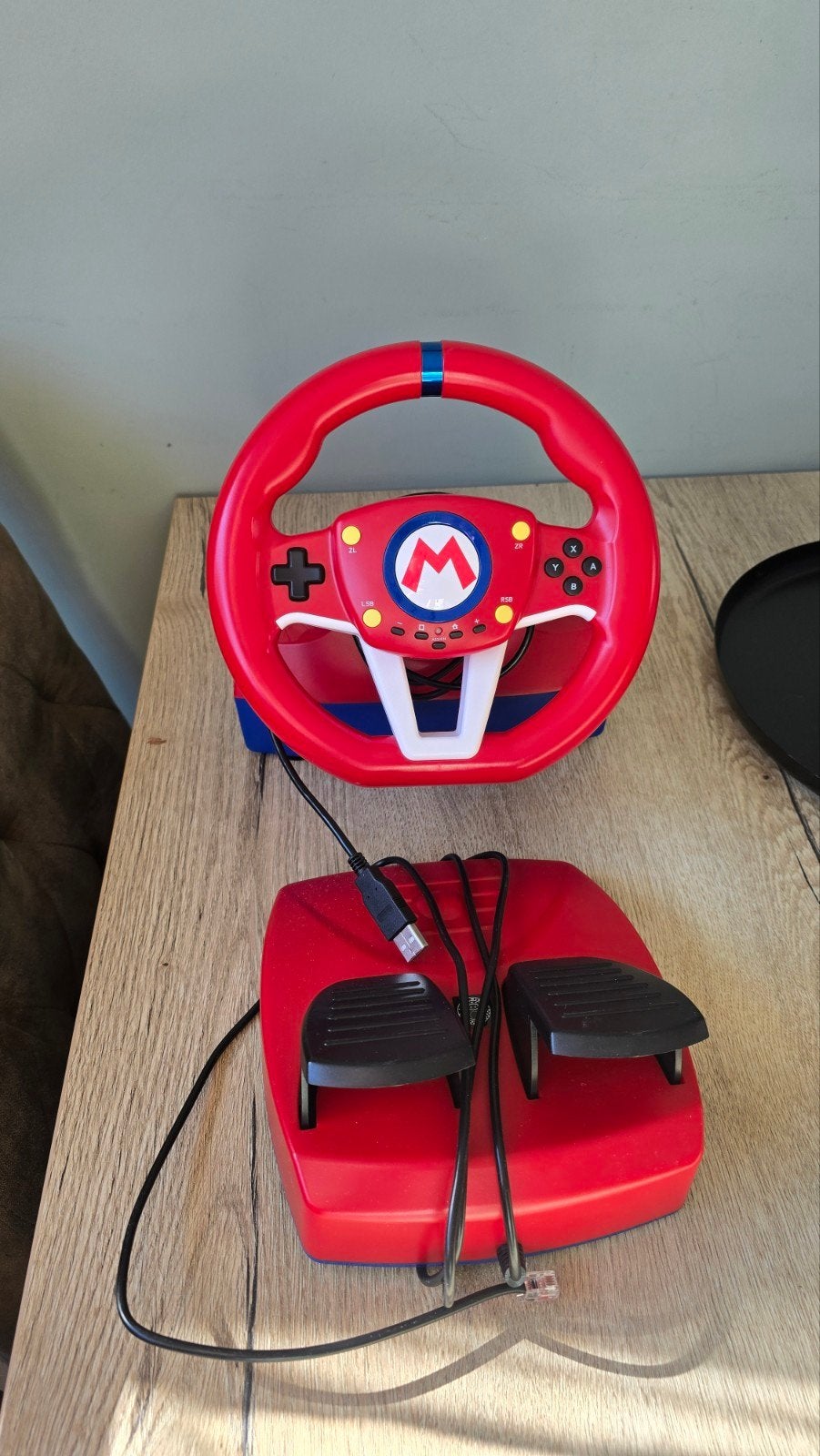 Mario Kart Racestuur met Pedalen voor Nintendo Switch, Ophalen, Racestuur, Gebruikt, Nintendo