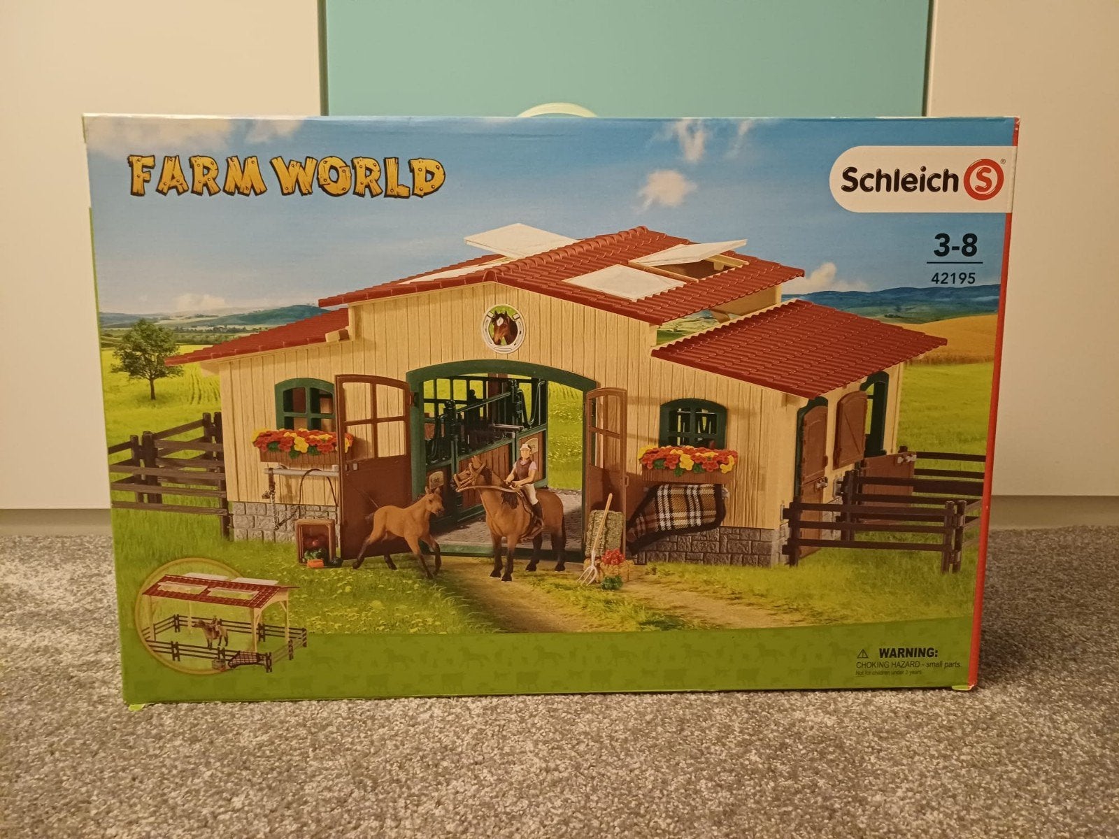 Complete set schleich farmworld stal 42195, Ophalen of Verzenden