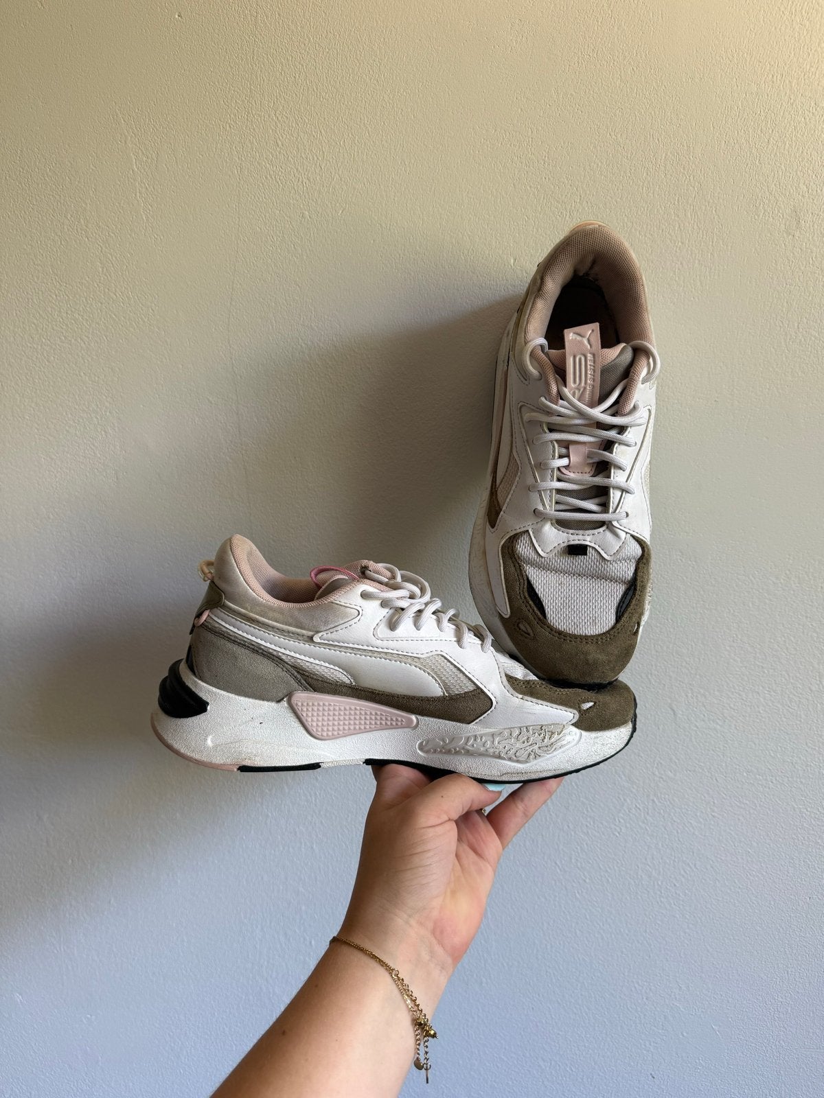 Puma RS-Reinvent sneakers maat 39, Ophalen of Verzenden, Gedragen, Wit, Sneakers of Gympen