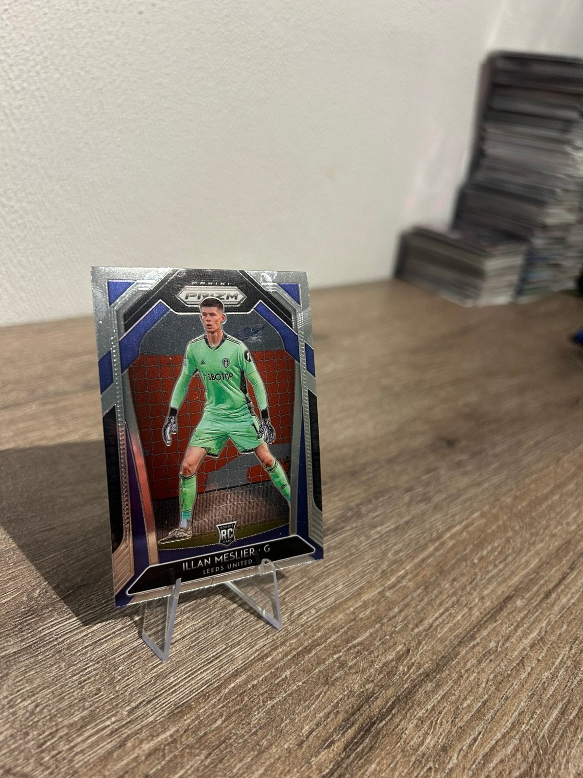 Illan Meslier 2020-21 Panini Prizm PL #196 RC Rookie, Ophalen of Verzenden, Zo goed als nieuw, Actiefiguurtje