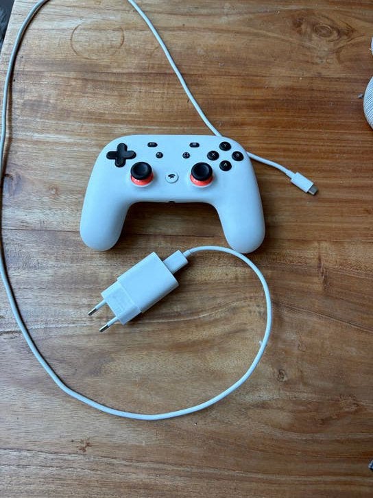 Google Stadia Controller - Wit met Oplader, Google, Ophalen of Verzenden, Zo goed als nieuw, PC