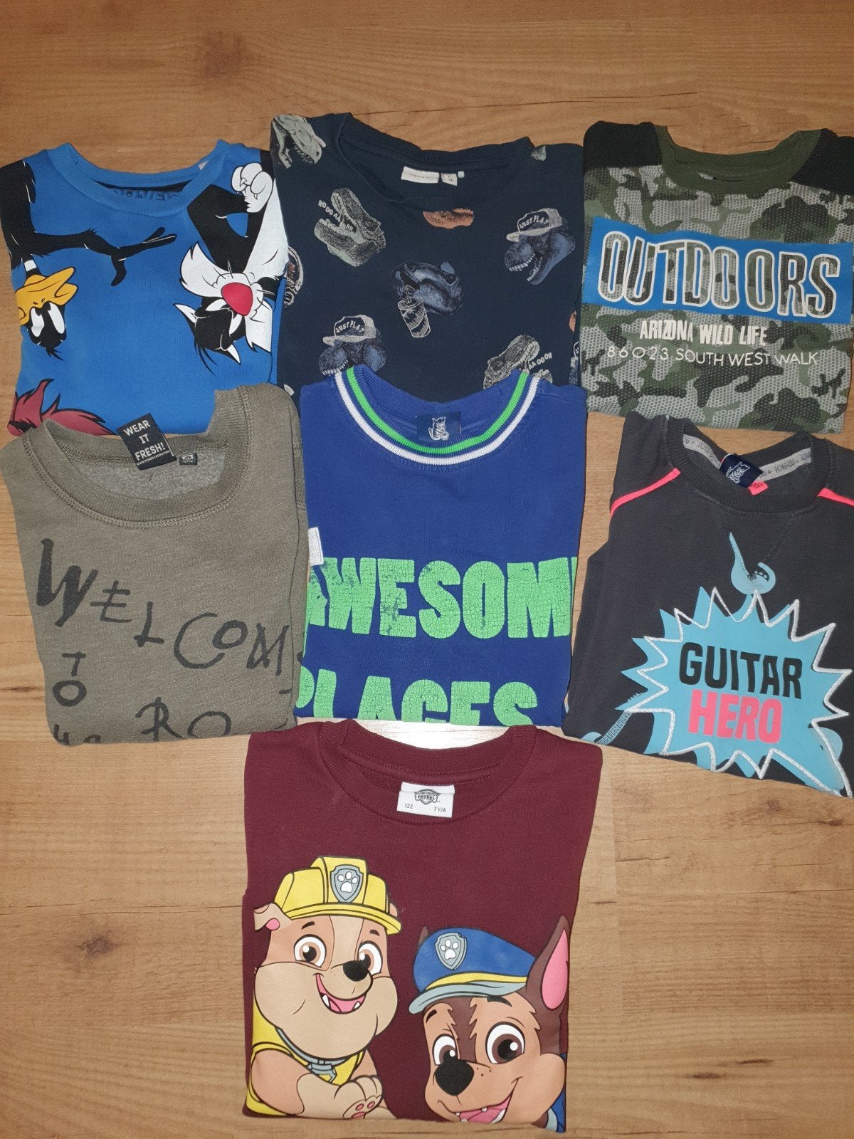 Jongens truien maat 116/122 - Diverse designs, Ophalen of Verzenden, Gebruikt, Diverse merken, Jongen