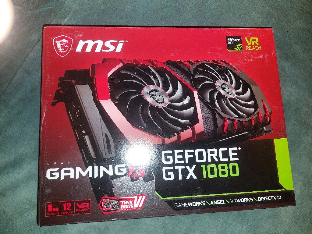 Nieuwe MSI GeForce GTX 1080 GAMING X 8G, PCI-Express 3, Ophalen of Verzenden, GDDR5, Nvidia