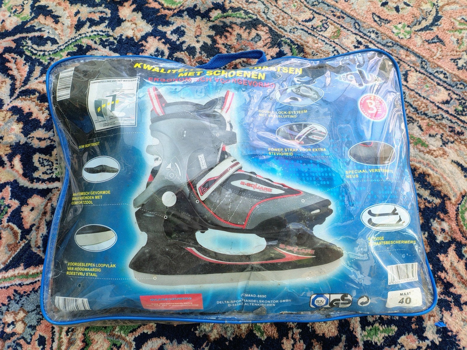 B-Square ijshockeyschaatsen maat 40, Ophalen of Verzenden, Gebruikt, IJshockeyschaatsen, Overige merken