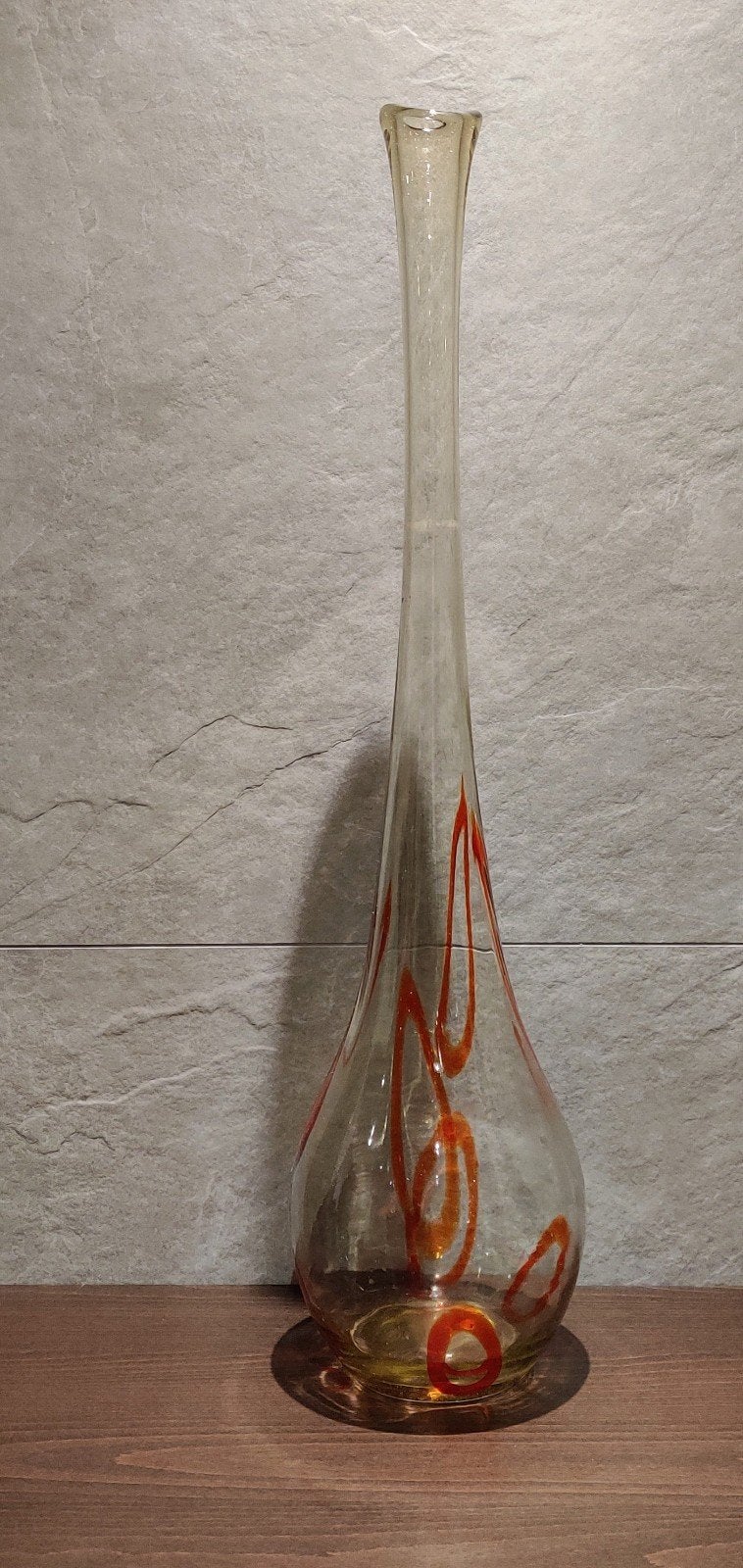 grote, handgeblazen vintage Murano vloervaas, Antiek en Kunst, Ophalen