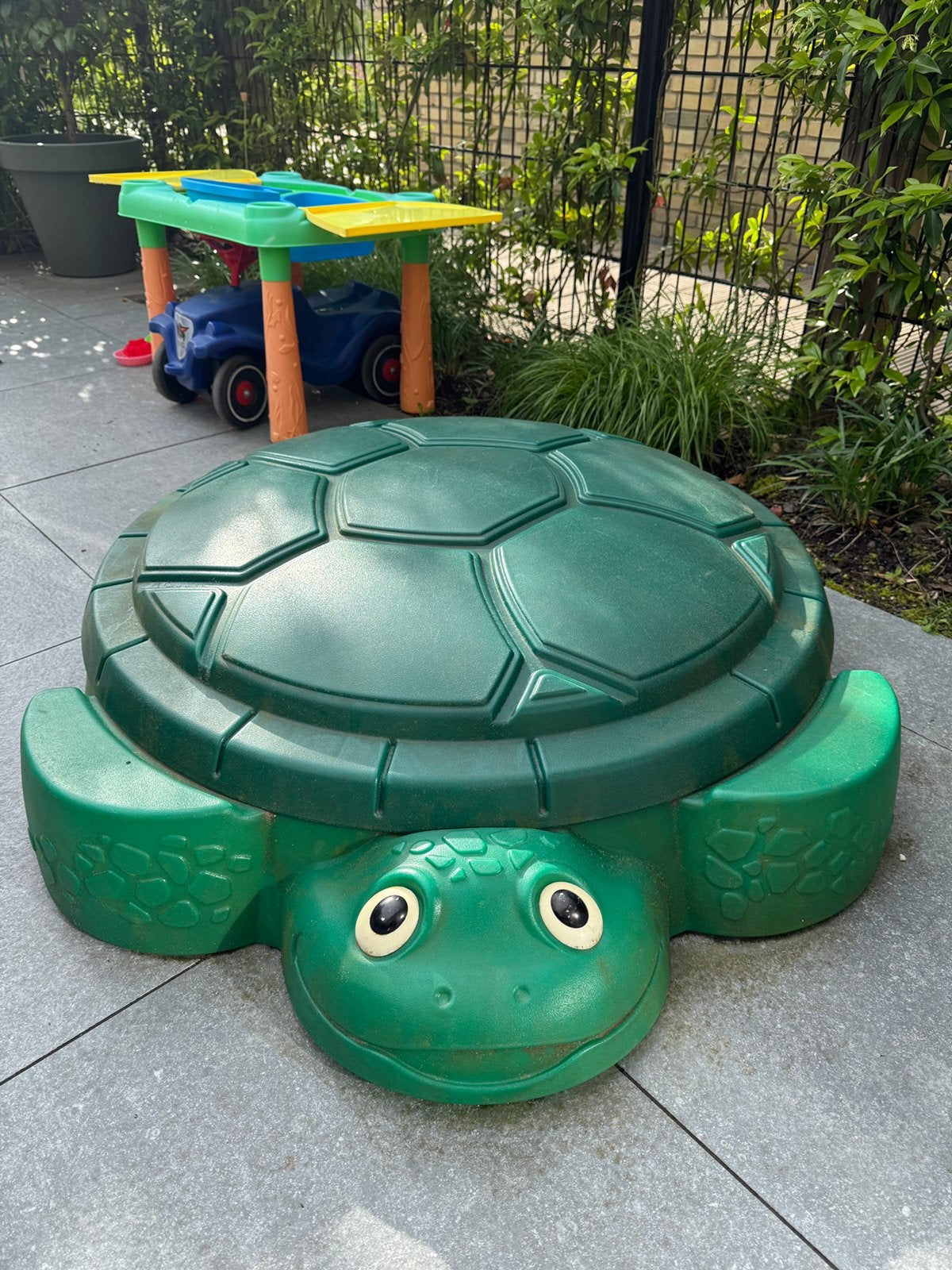 Little Tikes Schildpad Zandbak 111x109 cm, Ophalen, Gebruikt