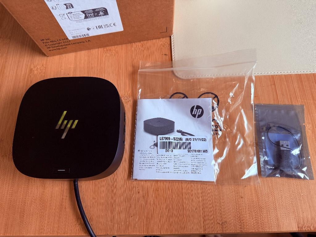 HP USB-C/A Universal Dock G2 - Dockingstation, Computers en Software, Dockingstations, Nieuw, Docking station, HP docking station