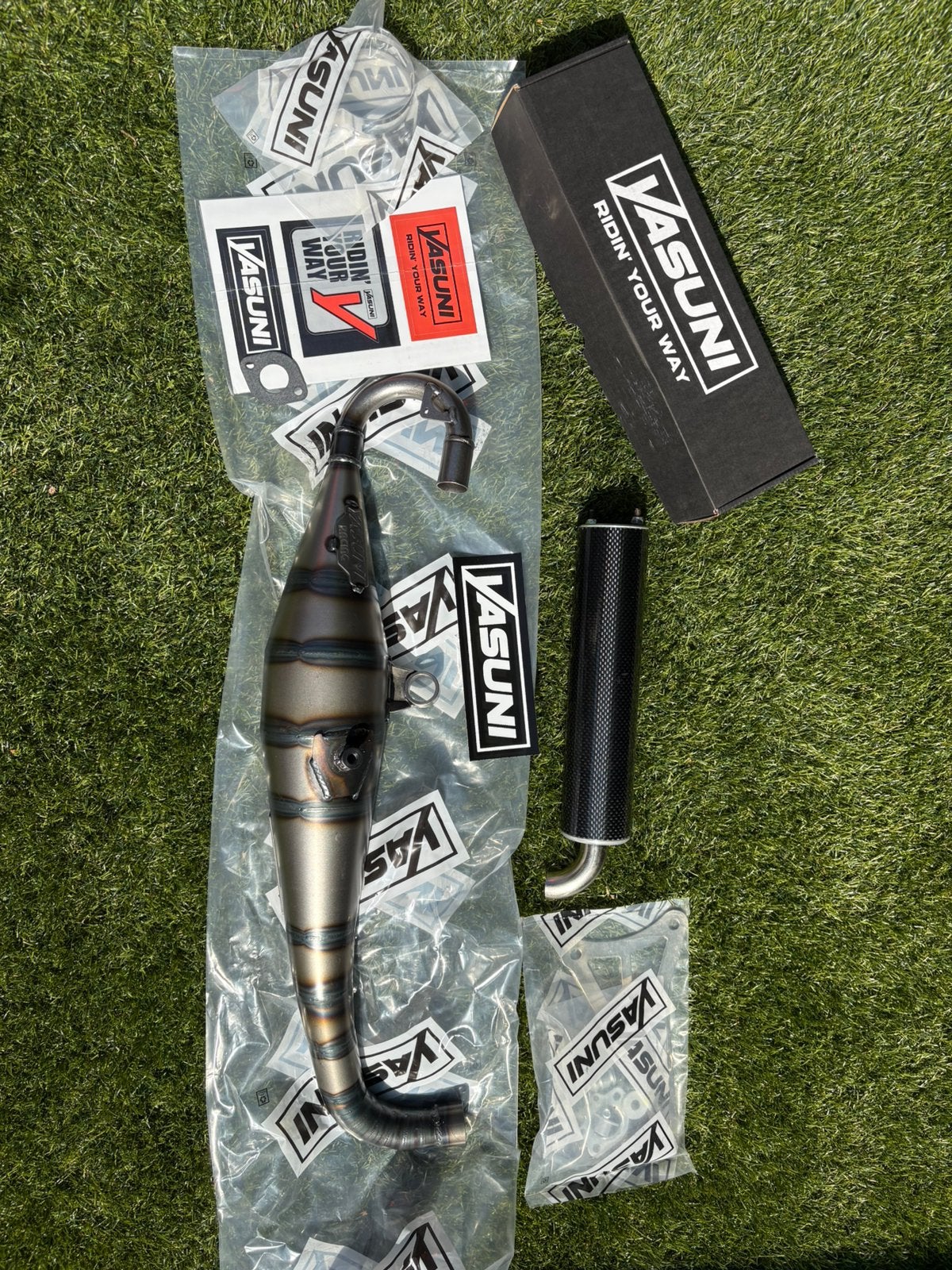 Yasuni C30 carbon minarelli horizontaal Nieuw!!, Ophalen of Verzenden, Nieuw, Uitlaat, Yamaha