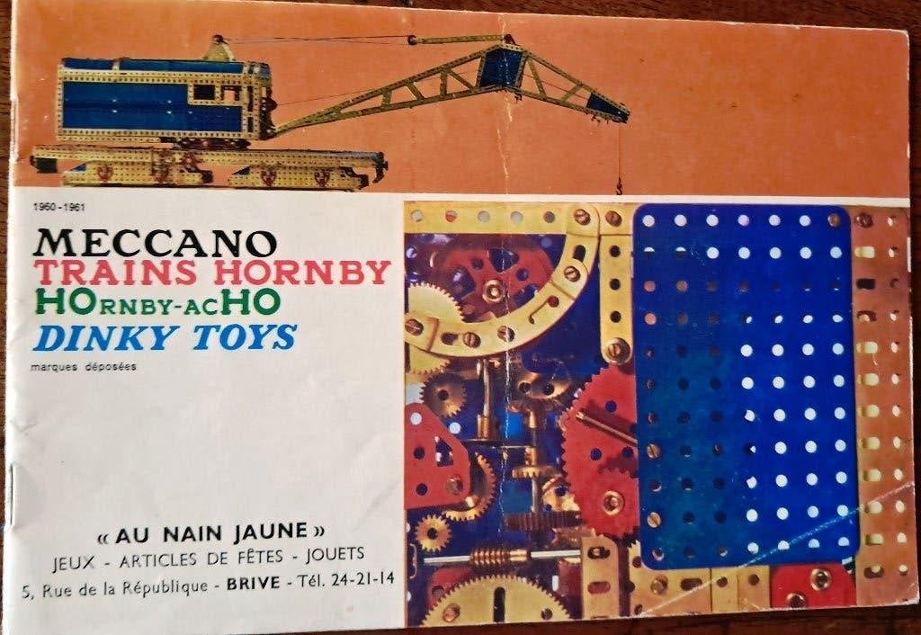 spoor 0 1960 – 61 catalogus Meccano Trains HO, dinky toys, Ophalen of Verzenden