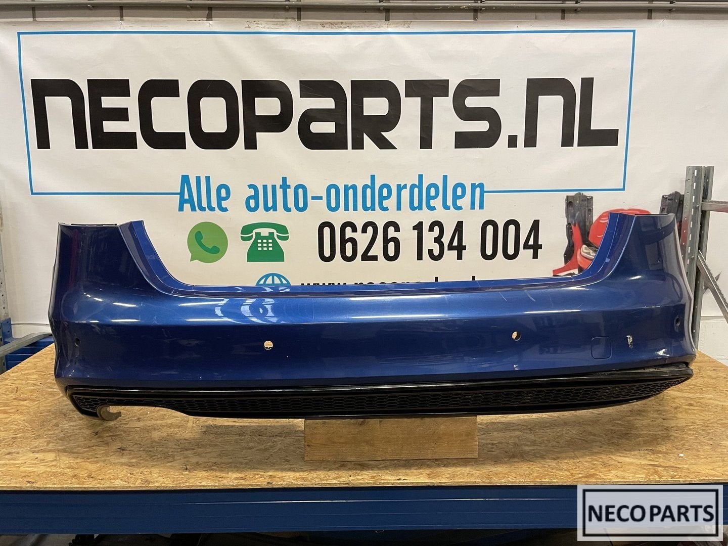 BUMPER AUDI A4 8K B8 FACELIFT S LINE VOORBUMPER 8K5807511J, Gebruikt, -, -, Bumper