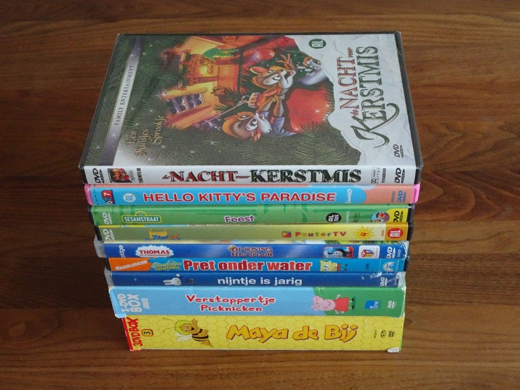 Diverse Kinder dvd's (Maya, Peppa, Thomas, Zandkasteel), Alle leeftijden, Ophalen of Verzenden, Gebruikt