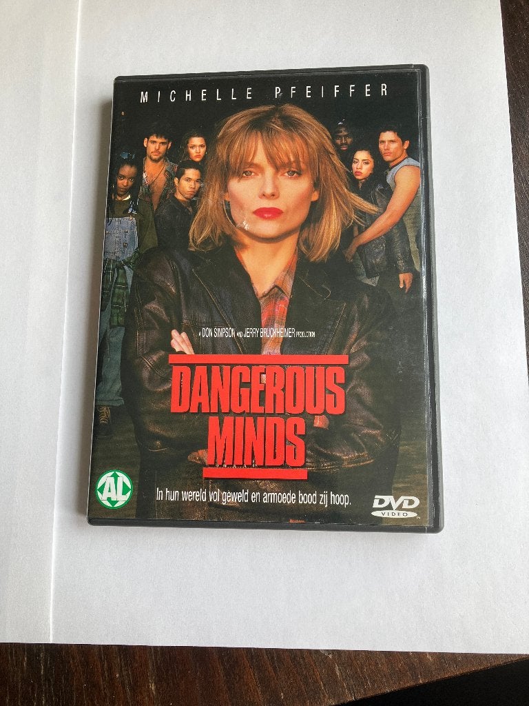 dangerous minds dvd michelle pfeiffer, Alle leeftijden, Ophalen of Verzenden, Zo goed als nieuw