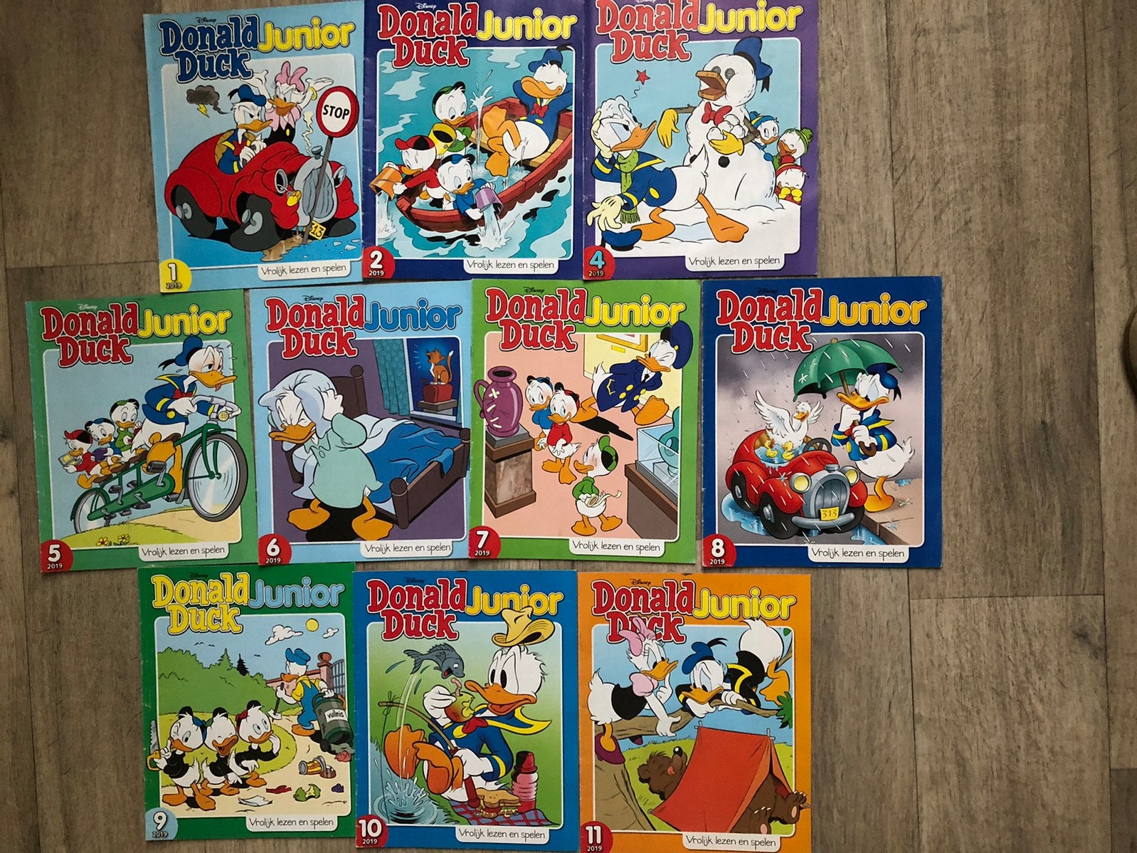 Donald Duck Junior, Meerdere comics, Ophalen of Verzenden, Zo goed als nieuw, Europa