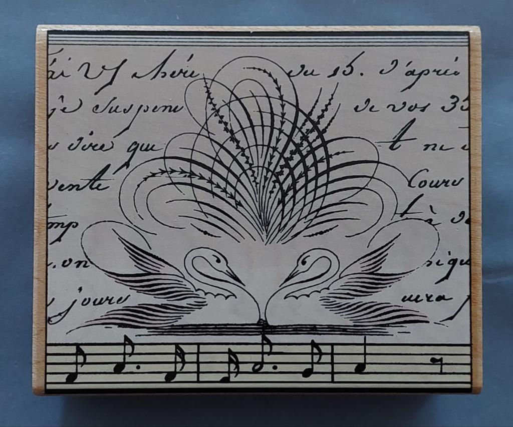 Hero Arts - Artprints - Swan Song, Ophalen of Verzenden, Nieuw, Houten stempel