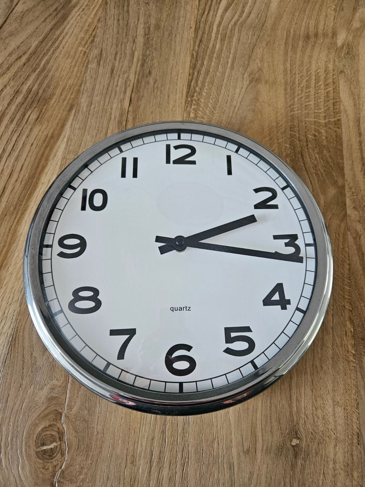 Wandklok IKEA pugg, Ophalen, Analoog, Zilver, Modern