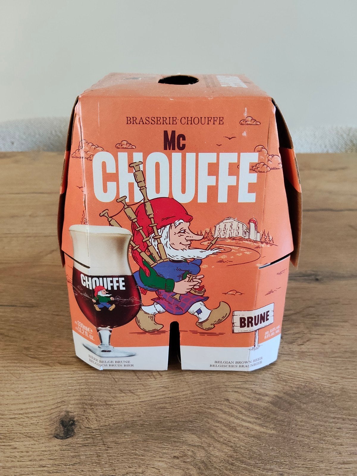 Mc Chouffe Bruin speciaalbier 4-packs, Verzamelen, Biermerken, Ophalen of Verzenden, Nieuw, Flesje(s), Overige merken