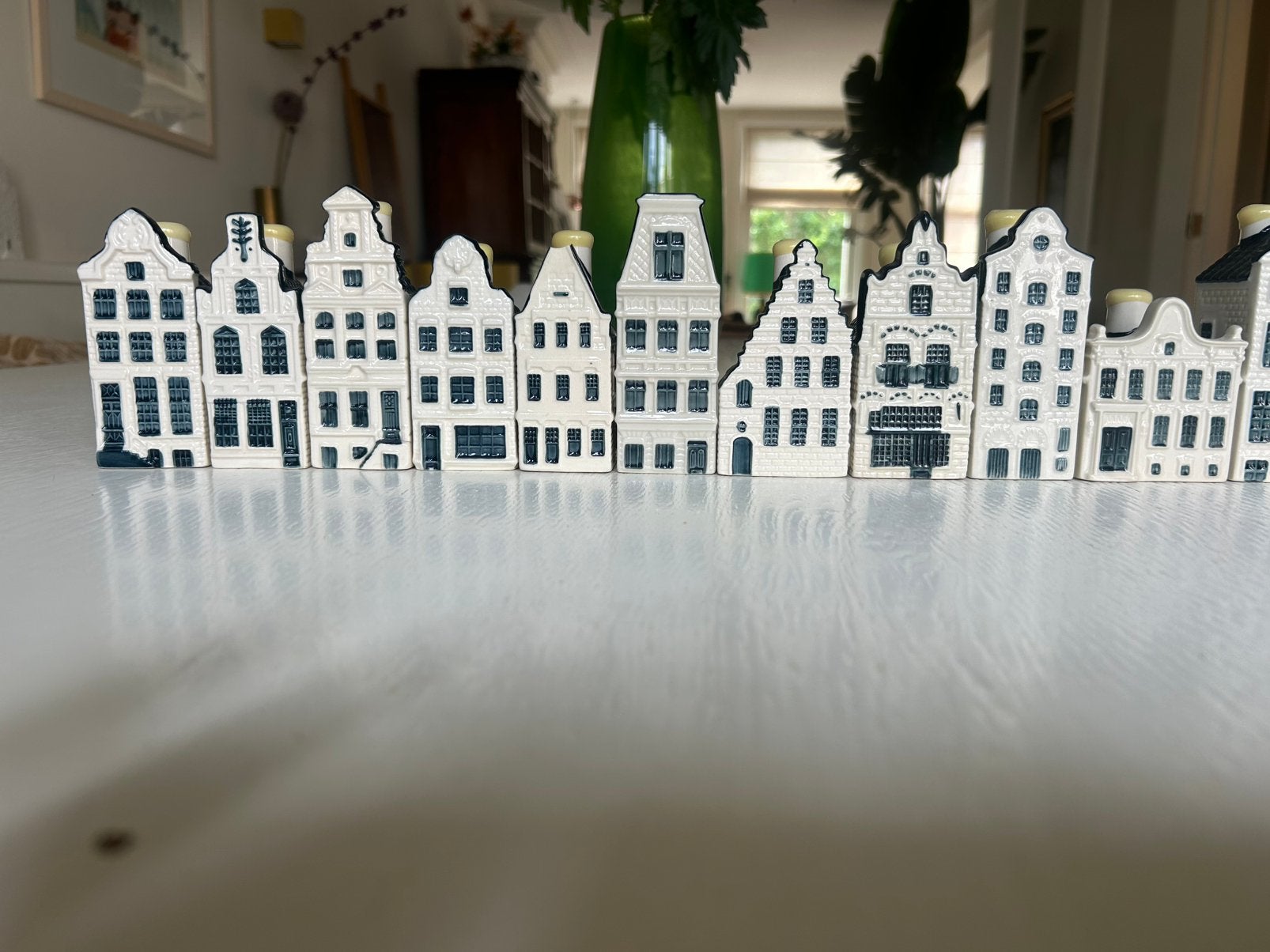 Originele KLM Delfts Blauwe Huisjes – 11 stuks – Verzameling, Ophalen of Verzenden, Zo goed als nieuw