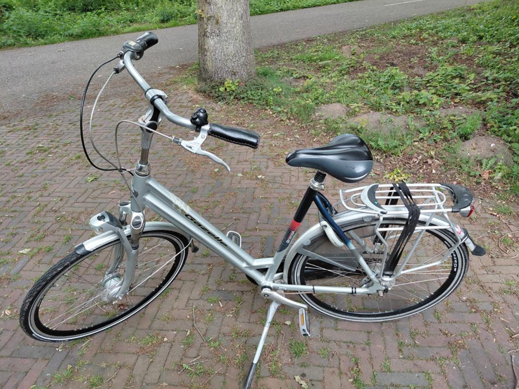 Gazelle Orange Damesfiets - 28 inch 57 cm, Fietsen en Brommers, Fietsen | Dames | Damesfietsen, Ophalen, Gebruikt, Velgrem, Versnellingen