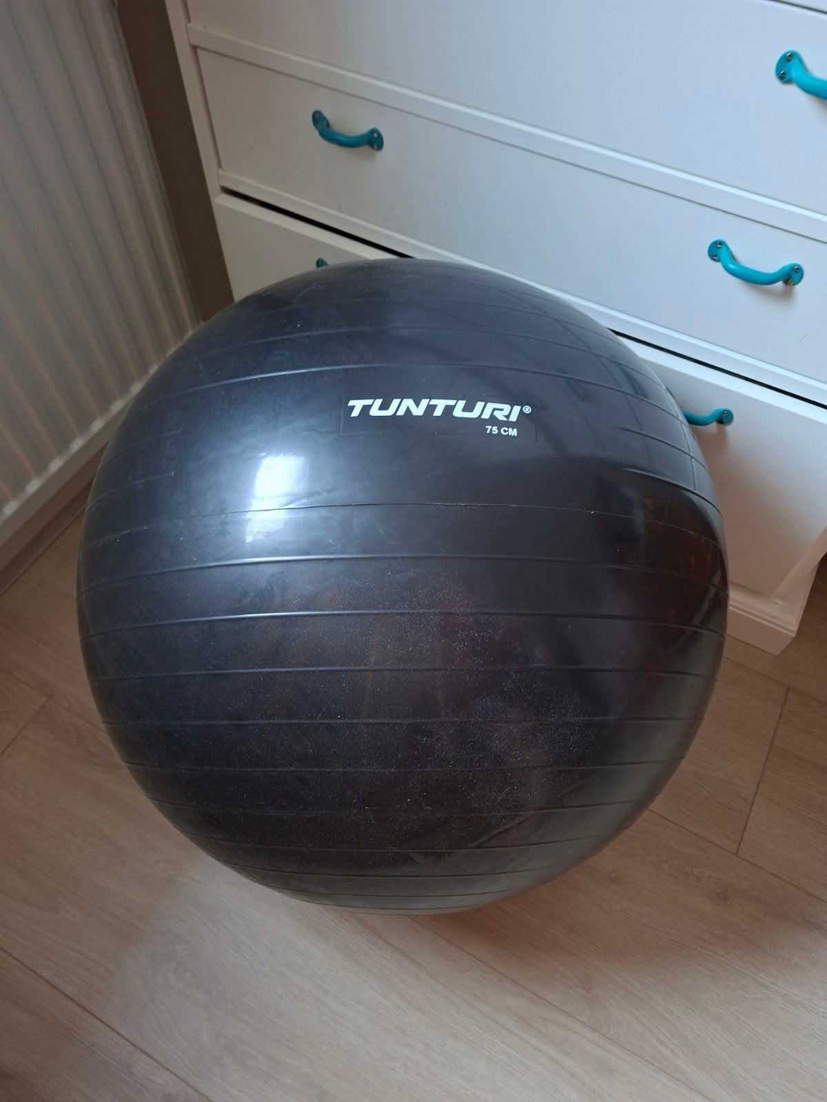 Fitnessbal / Zwangerschapsbal Tunturi 75 cm, Sport en Fitness, Fitnessmaterialen, Ophalen of Verzenden, Gebruikt, Buik, Fitnessbal
