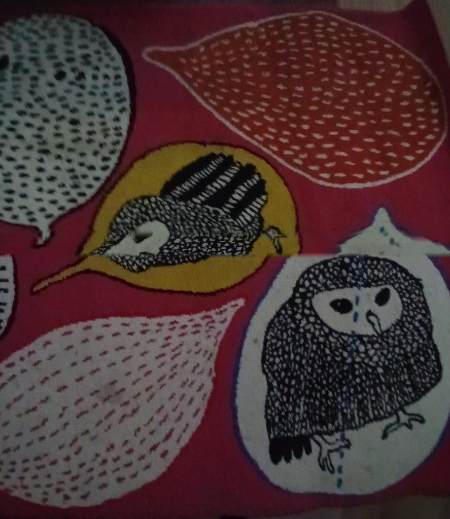 IKEA GULÖRT Vloerkleed - Roze met dierenprint, Ophalen, Gebruikt, 100 tot 150 cm, Speels, modern, kinderkamer