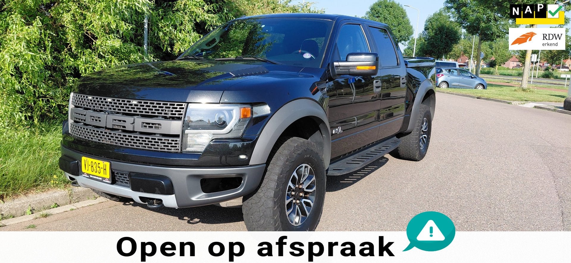 Ford F 150 RAPTOR 5 Persoons Crewcab 6.2 V8 457 PK LPG-G3 Sc, Auto's, Automaat, Euro 5, 6210 cc, Gebruikt