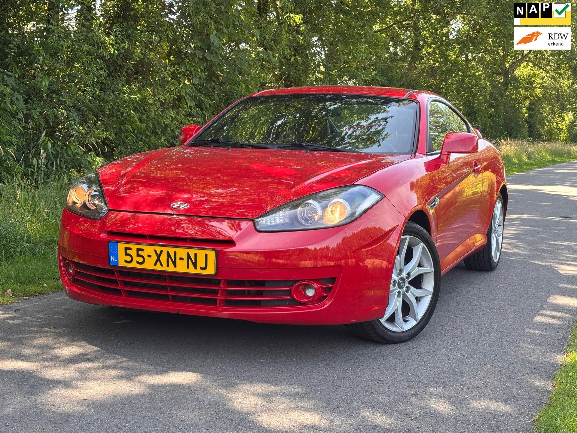 Hyundai Coupé 2.0i CVVT Dynamic | Cruise control + Leder Nu, Gebruikt, 1287 kg, Bedrijf, Handgeschakeld