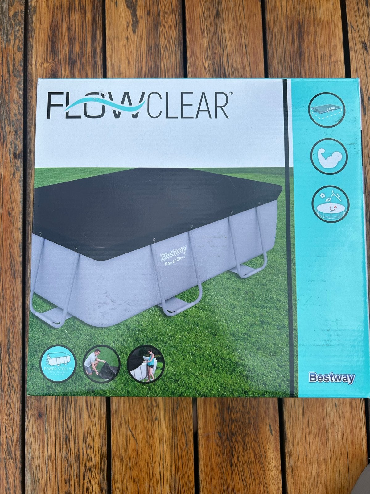 Bestway Flowclear Afdekzeil 2,82mx1,96m, Ophalen of Verzenden, Nieuw, Afdekzeil