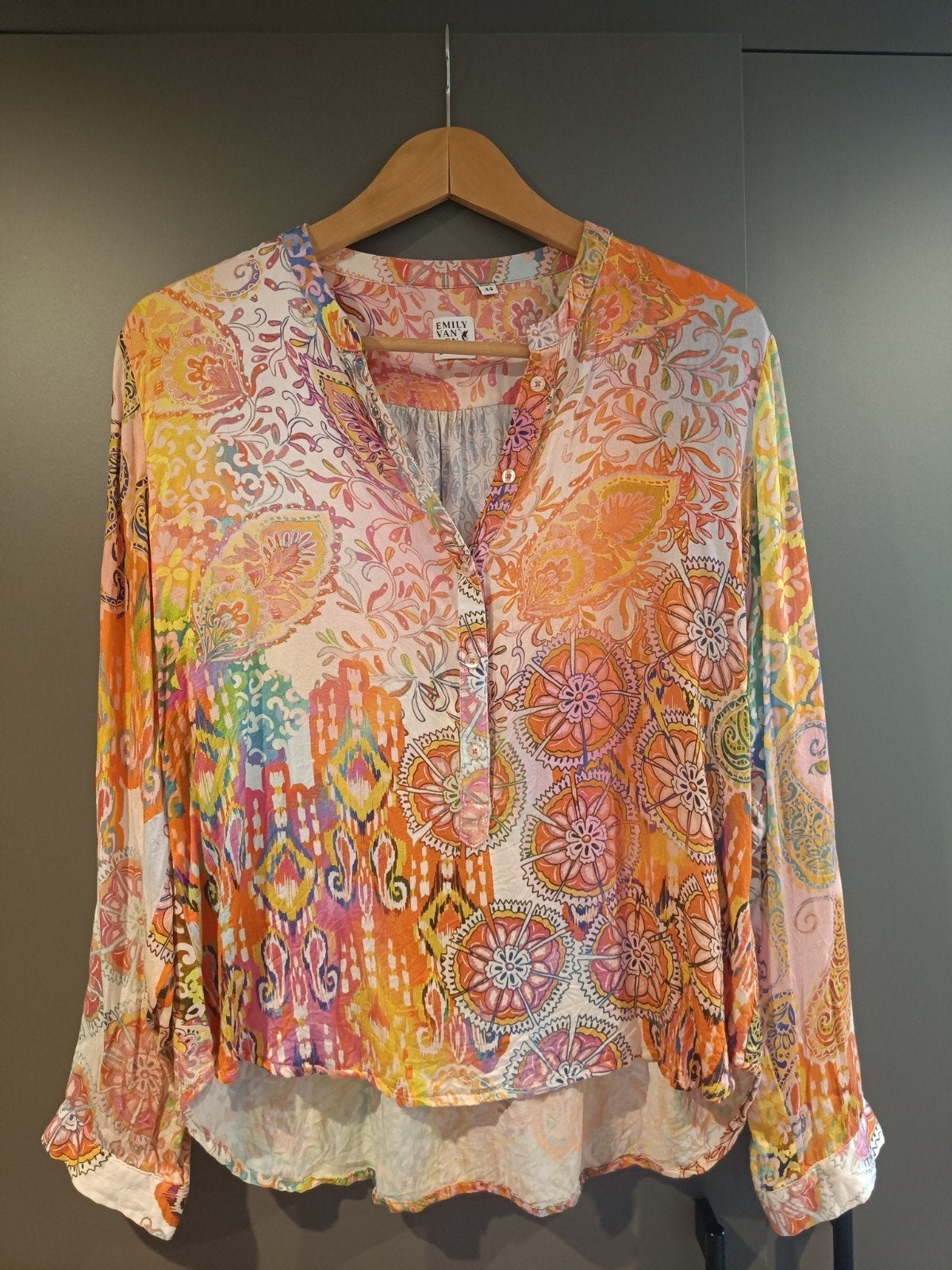 Emily van den Bergh shirt 42, Kleding | Dames, Ophalen of Verzenden, Zo goed als nieuw, Maat 42/44 (L)