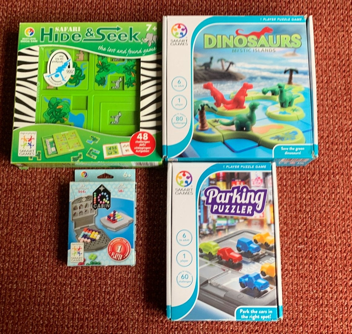 Smart Games pakket eenpersoons spellen, Ophalen of Verzenden, Zo goed als nieuw
