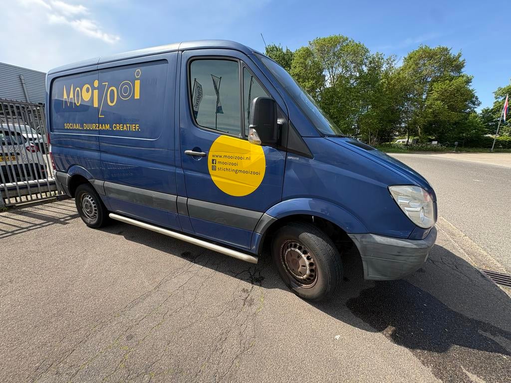 Mercedes-Benz Sprinter 2.1 CDI 211 2009, Auto's, Achterwielaandrijving, 4 cilinders, Blauw, Euro 4