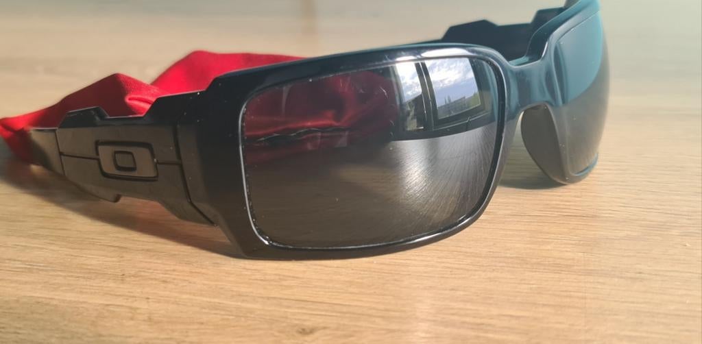 Oakley Oil Drum Zonnebril - Zwart, Made in USA, Zonnebril, Zwart, Ophalen of Verzenden, Zo goed als nieuw