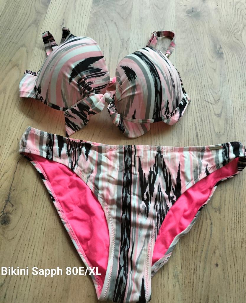 Bikini Sapph 80E/XL, Ophalen of Verzenden, Bikini, Gedragen, Sapph