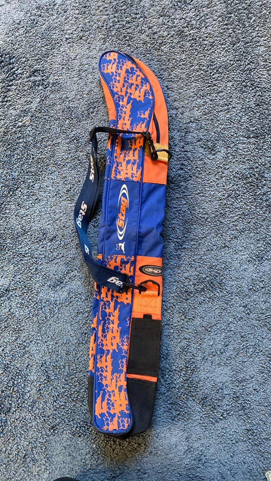 Stag Hockeytas - Blauw/Oranje Sticktas, Ophalen of Verzenden, Gebruikt