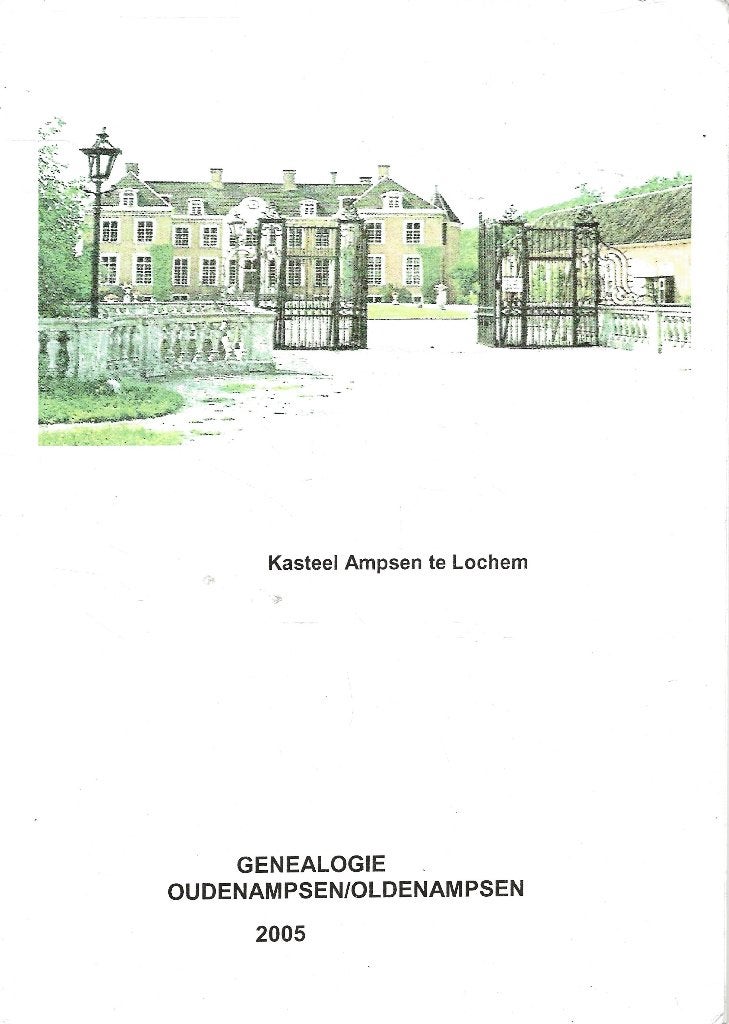 Genealogie Oudenampsen/Oldenampsen - J.G. Oudenampsen, Ophalen of Verzenden, Gelezen, J.G. Oudenampsen