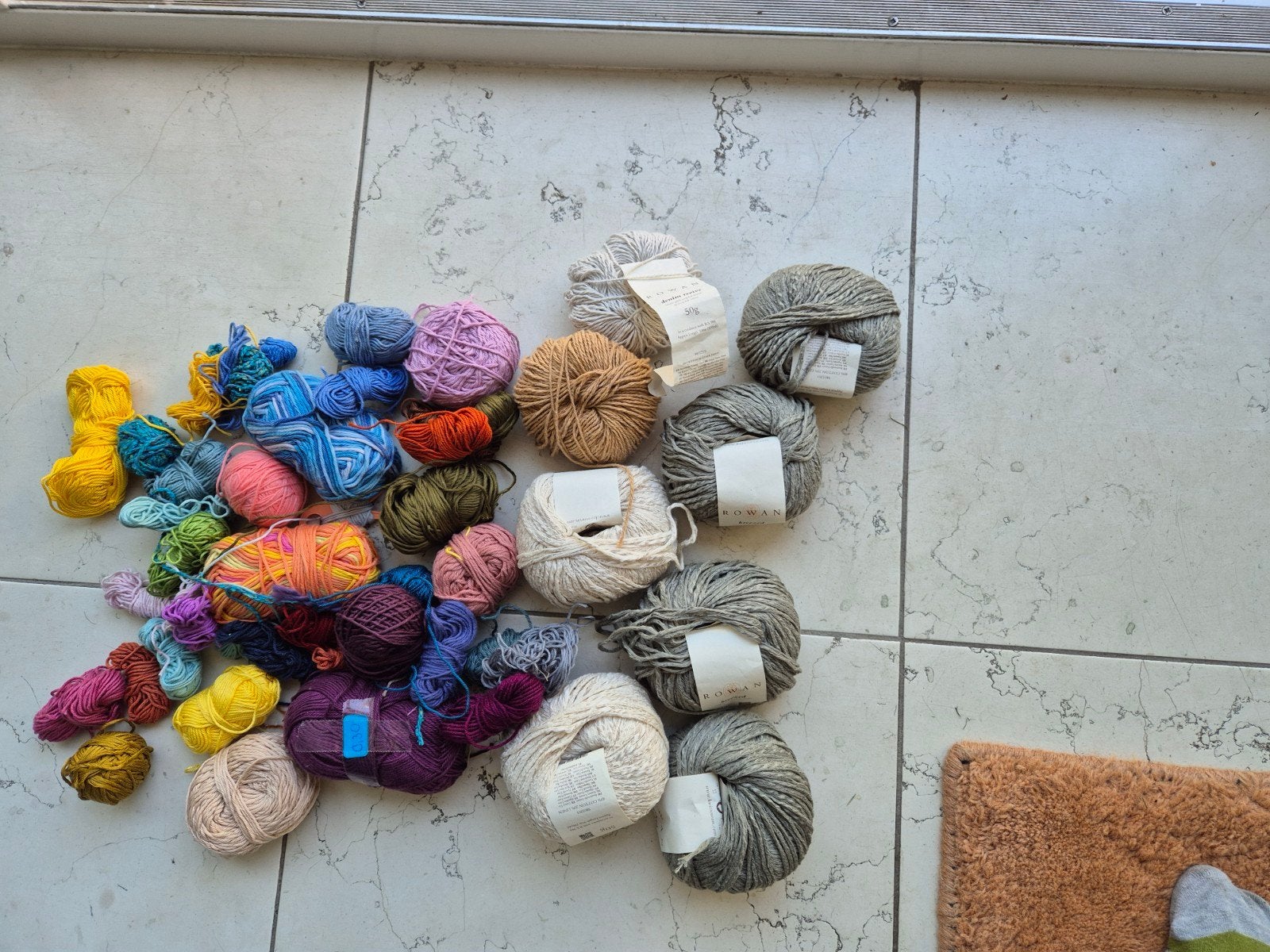 katoen Rowan breezed, denim revive en andere klein bollen, d, Hobby en Vrije tijd, Ophalen of Verzenden, Breien of Haken, Wol of Garen