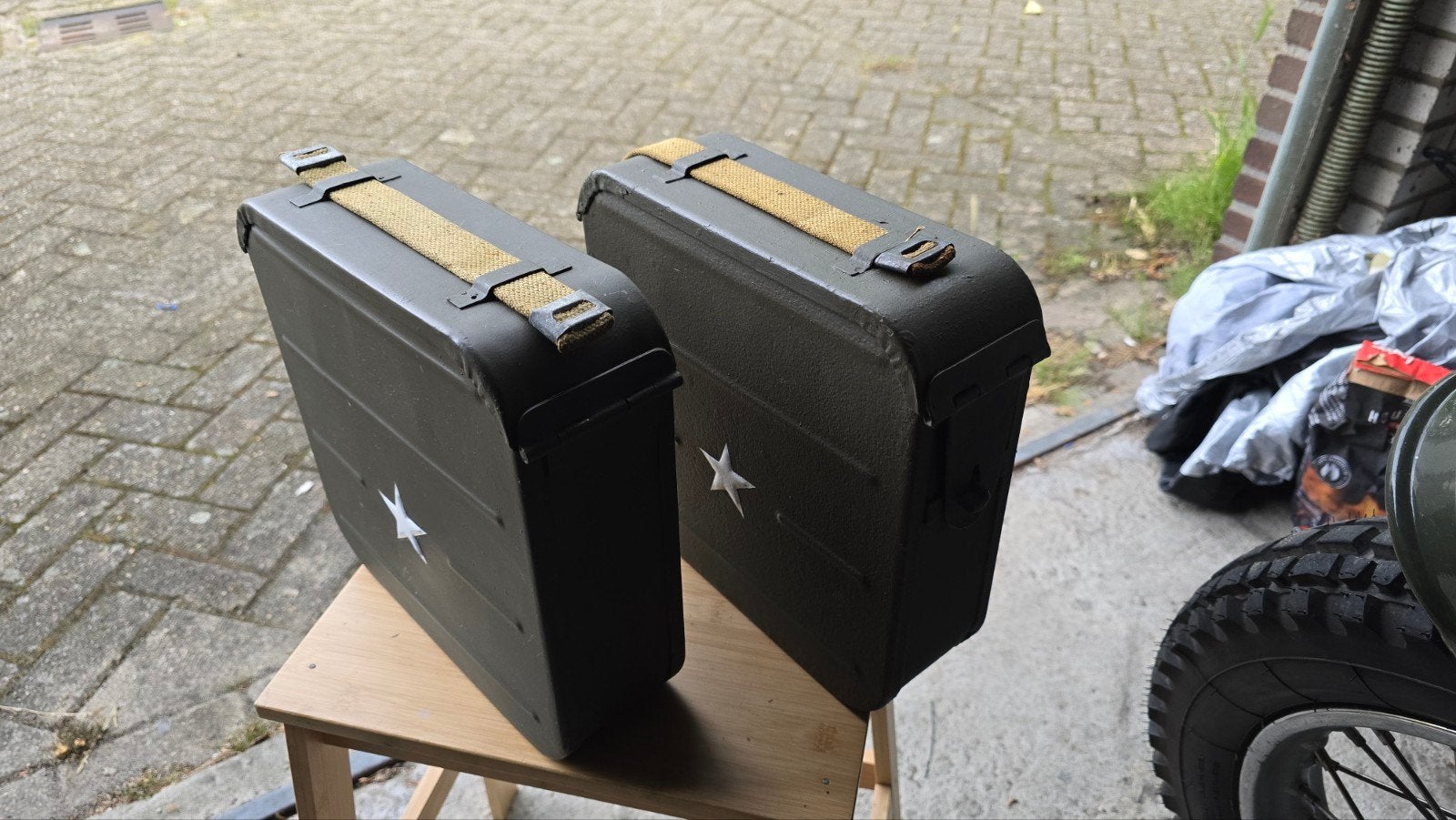 Munitiekistjes, Motoren, Ophalen of Verzenden, Gebruikt