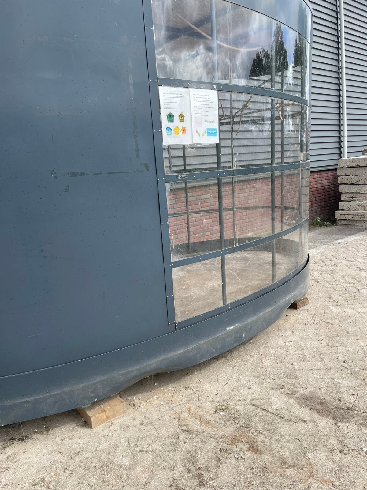 Volière met broed gedeelte, Dieren en Toebehoren, Ophalen of Verzenden, Aluminium, Volière