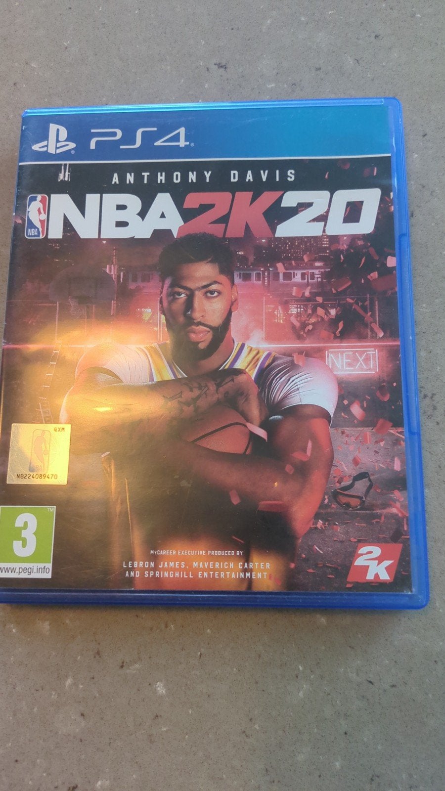 NBA 2K20 PS4 - Basketbalgame met Anthony Davis, Ophalen of Verzenden, Zo goed als nieuw, Eén computer, Sport