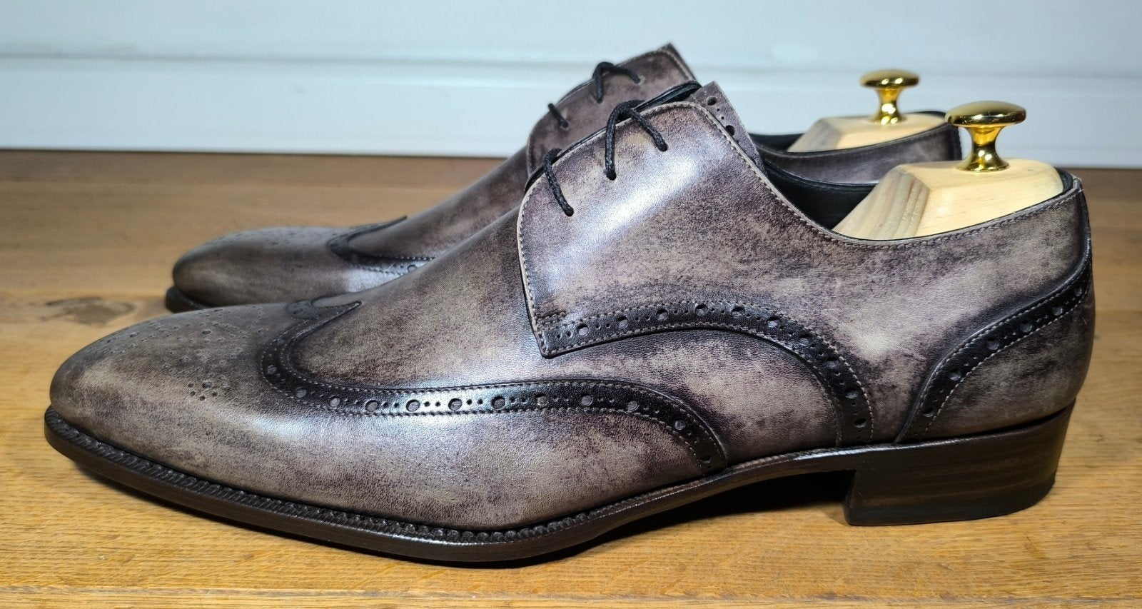 Harris Firenze exclusieve herenschoenen nieuw mt 11,5 / 46,5, Ophalen, Harris, Bruin, Nieuw
