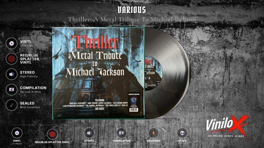 Thriller: A Metal Tribute To Michael Jackson | LP…, Geseald, Ophalen of Verzenden, Nieuw in verpakking