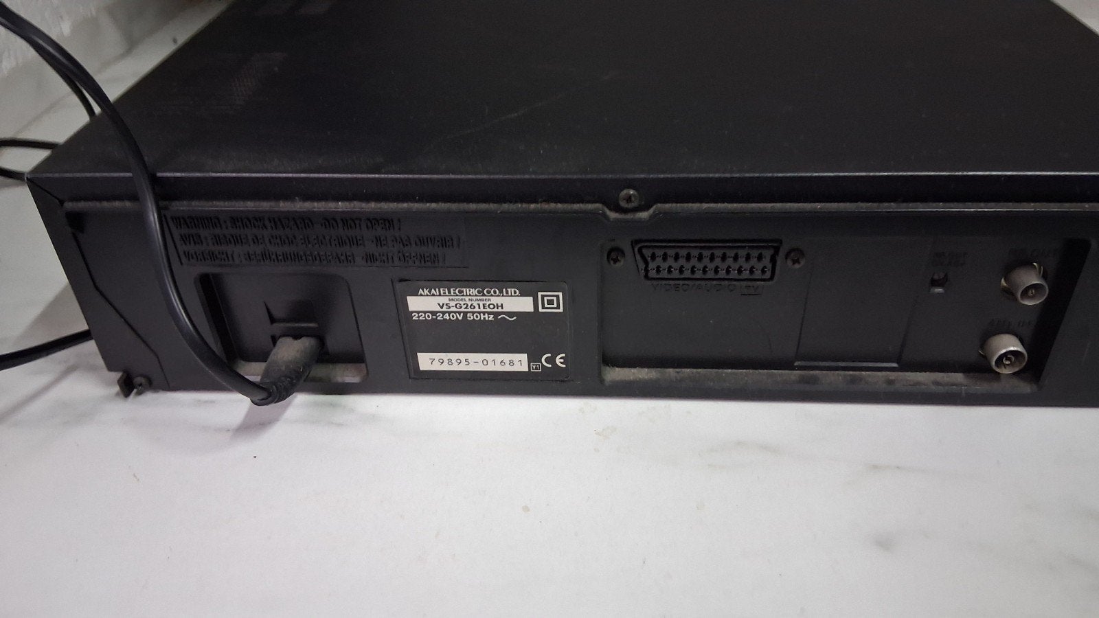 Akai VS-G261 VHS-speler met afstandsbediening, Audio, Tv en Foto, Ophalen, Gebruikt, VHS-speler of -recorder