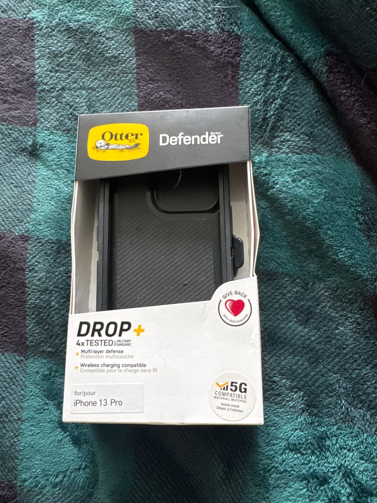 OtterBox Defender iPhone 13 Pro Hoesje Zwart, Ophalen of Verzenden, Nieuw, Bescherming, Apple iPhone
