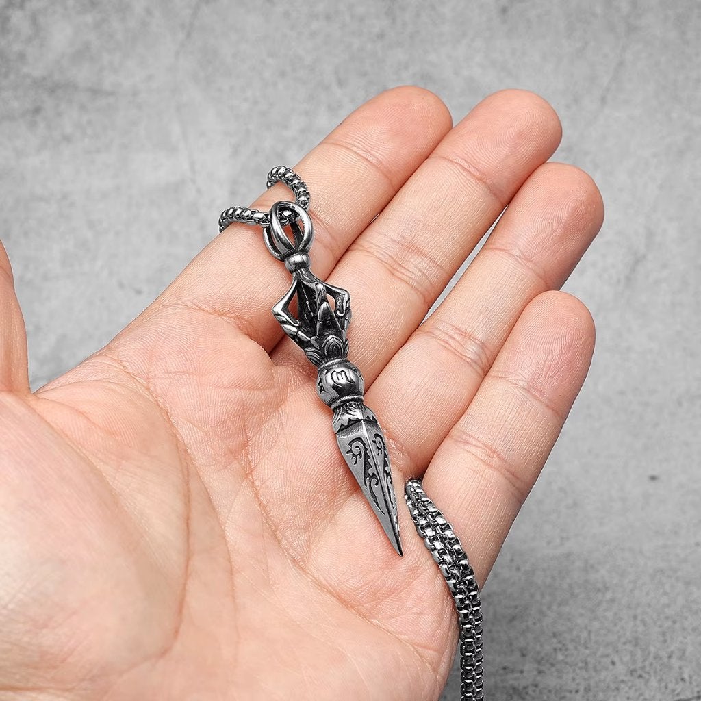 Tibetaanse Vajra Ketting, Verzenden, Nieuw, Zilver, Overige materialen