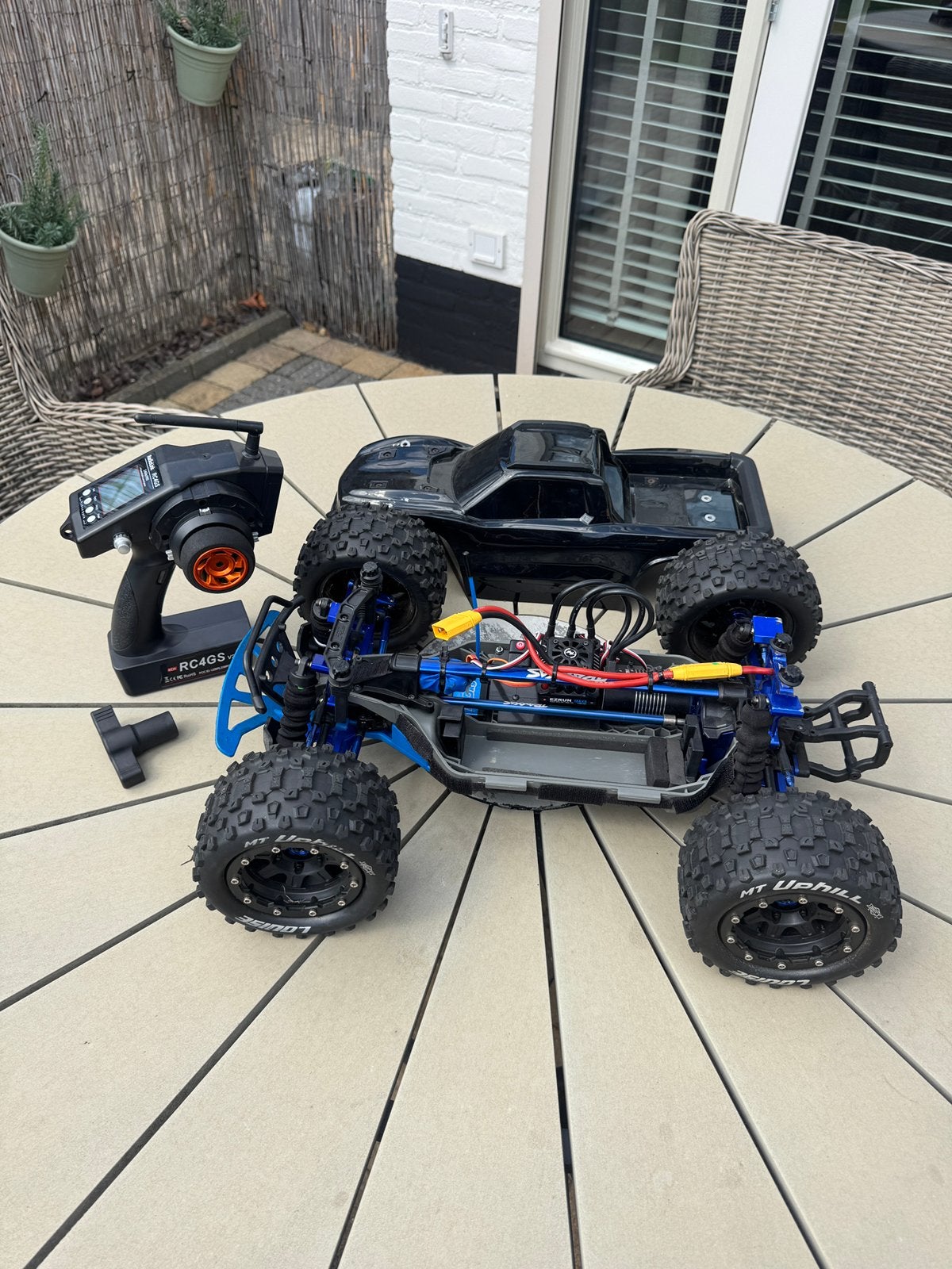 TRAXXAS stampede 6S MONSTER vol alu!!, Ophalen of Verzenden, Zo goed als nieuw, Overige schalen, Auto offroad