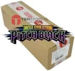 Mega Evolution Pitch Black - Case 6 boosterboxen, Hobby en Vrije tijd, Verzamelkaartspellen | Pokémon, Ophalen of Verzenden, Nieuw