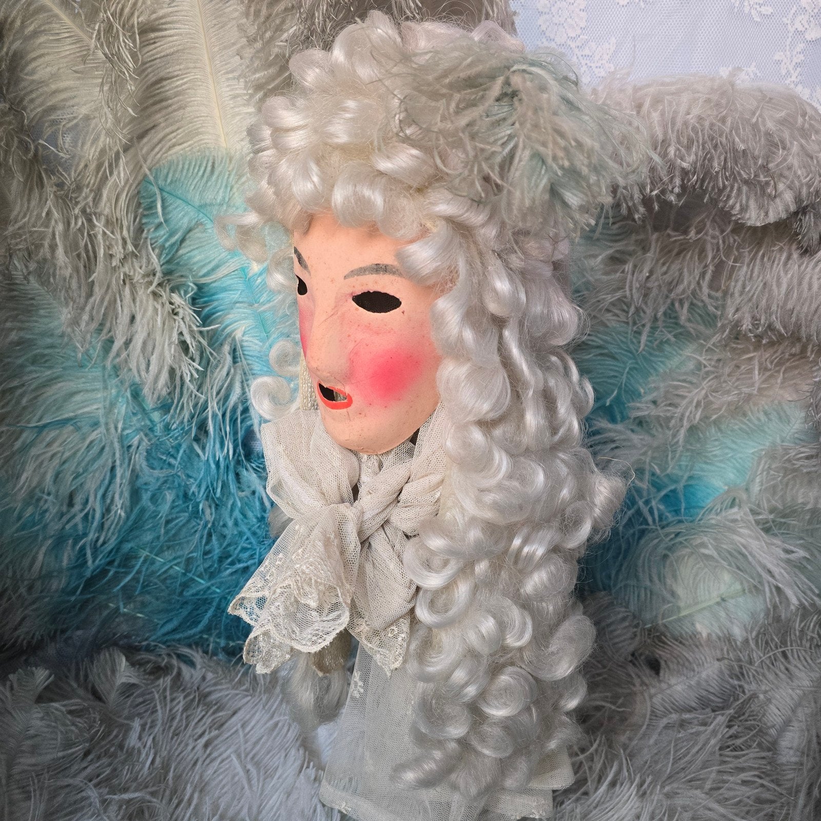 Marie Antoinette oude franse pruik theater opera hoofdtooi, Ophalen of Verzenden