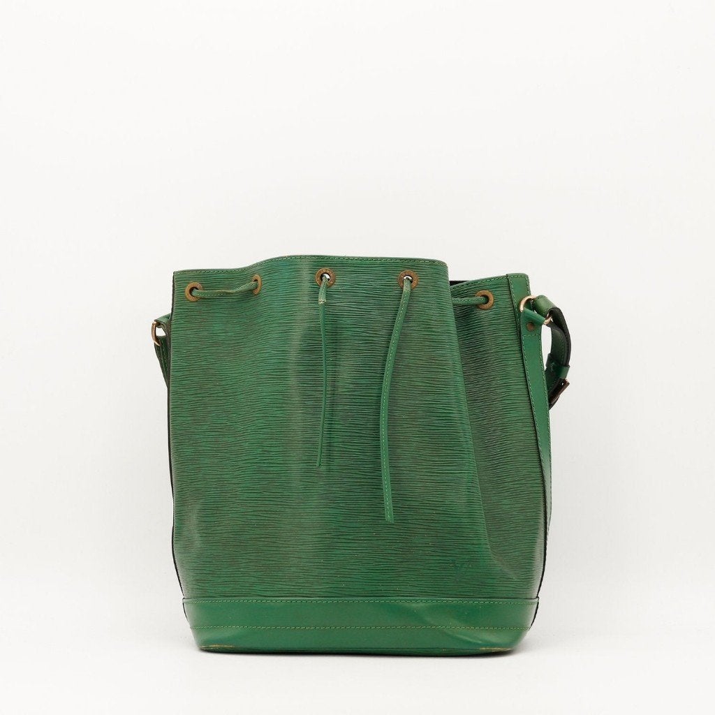 Louis Vuitton Noé Epi in groen handtas, Verzenden, Gebruikt, Groen, Handtas