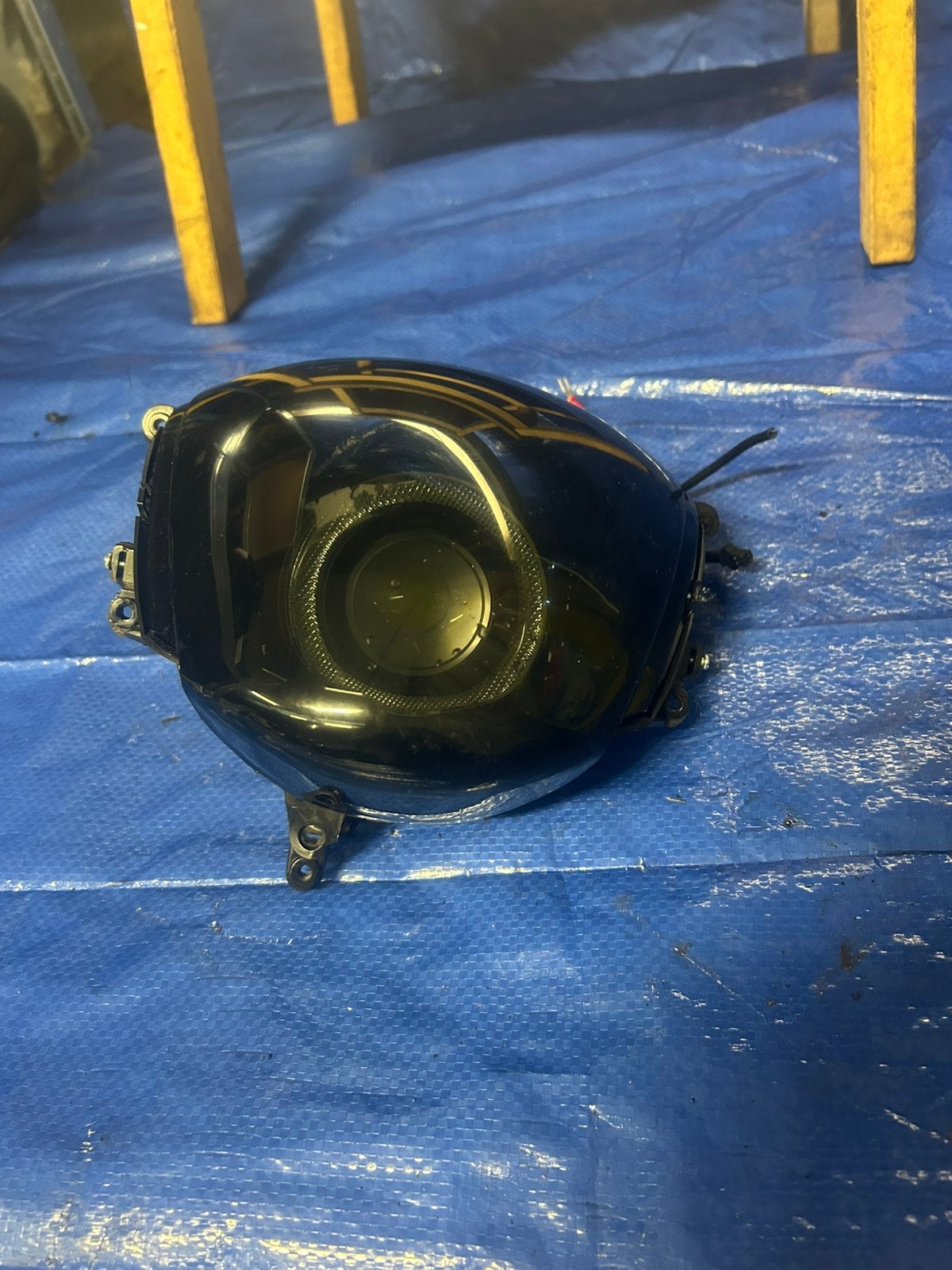 Piaggio zip 2/4t angel eye complete cockpit ~ kosso teller, Ophalen of Verzenden, Zo goed als nieuw, Koplamp, Piaggio
