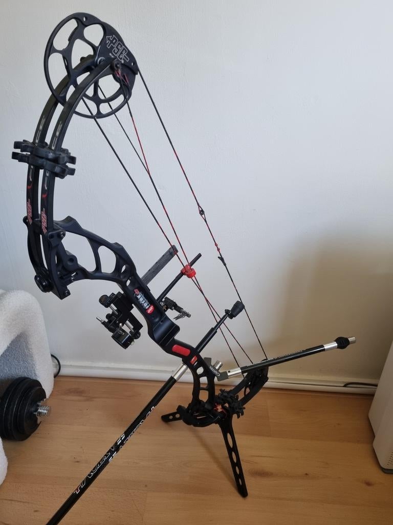 PSE Compound Boog met Koffer en Accessoires, Ophalen of Verzenden, Gebruikt